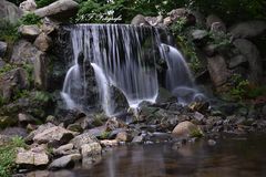 Wasserfall im Park Sonsbeck in Arnheim