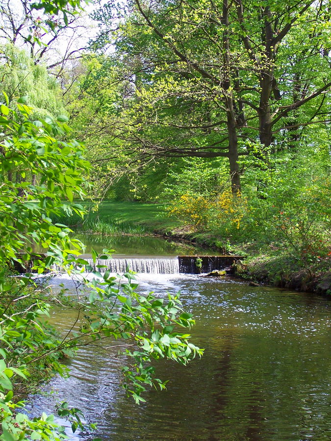 Wasserfall im Pückler-Park Bad Muskau