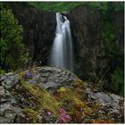 Wasserfall im Regen