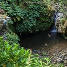 Wasserfall im Ribeira dos Caldeiroes