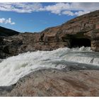 Wasserfall im Saltfjellet-Svartisen Nationalpark.