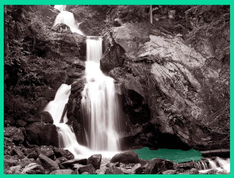 Wasserfall im Schwarzwald