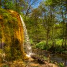 Wasserfall im Sonnenuntergang