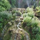 Wasserfall im spanischen Orbaneja del Castillo