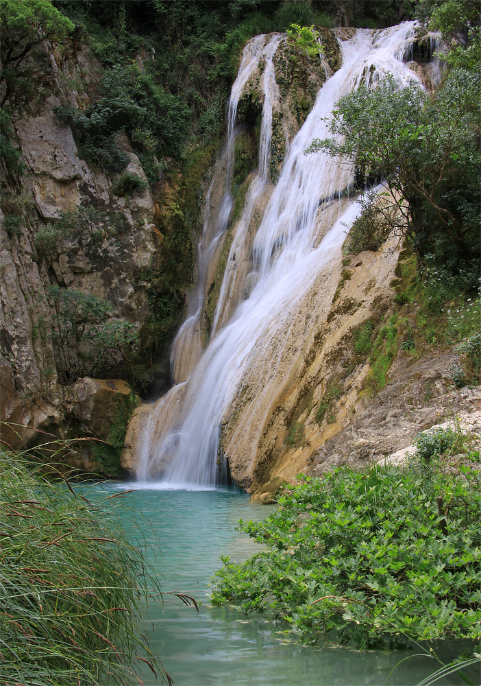 Wasserfall im Süden des Peloponnes