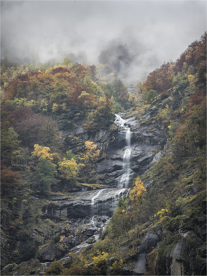 wasserfall im val bavona