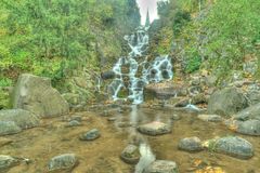 Wasserfall im Viktoriapark in Berlin Kreuzberg IV