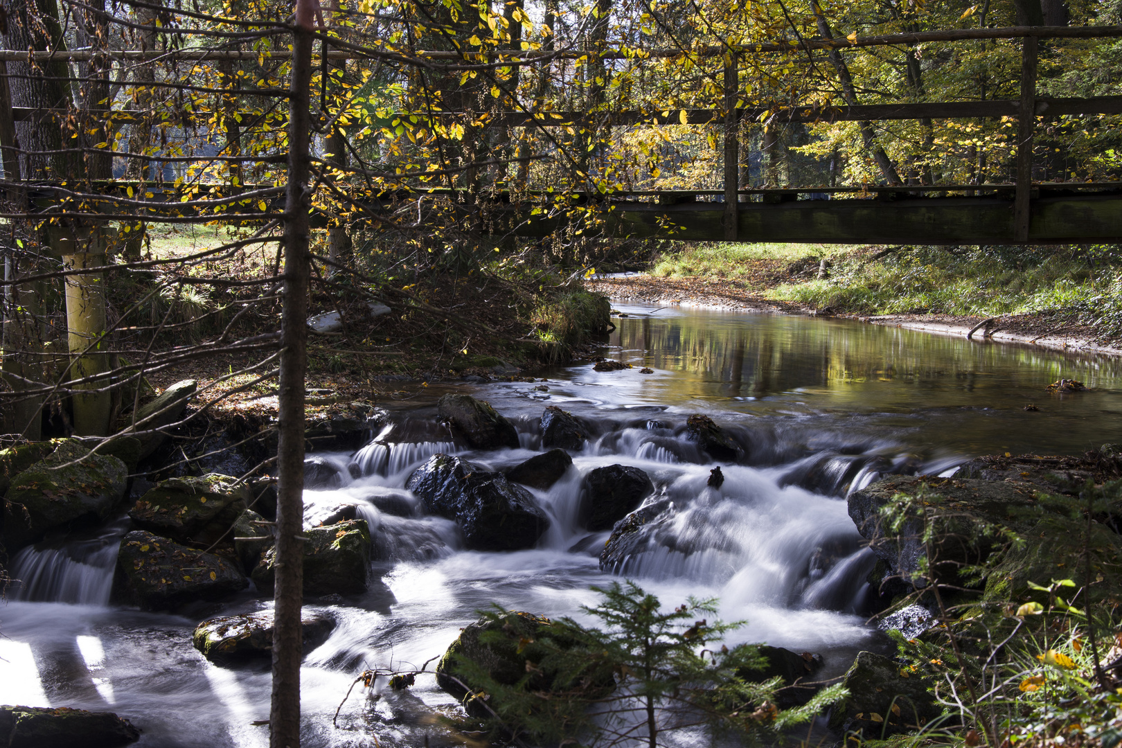 Wasserfall im Wald