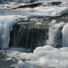 Wasserfall im Winter