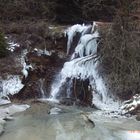 Wasserfall im Winter