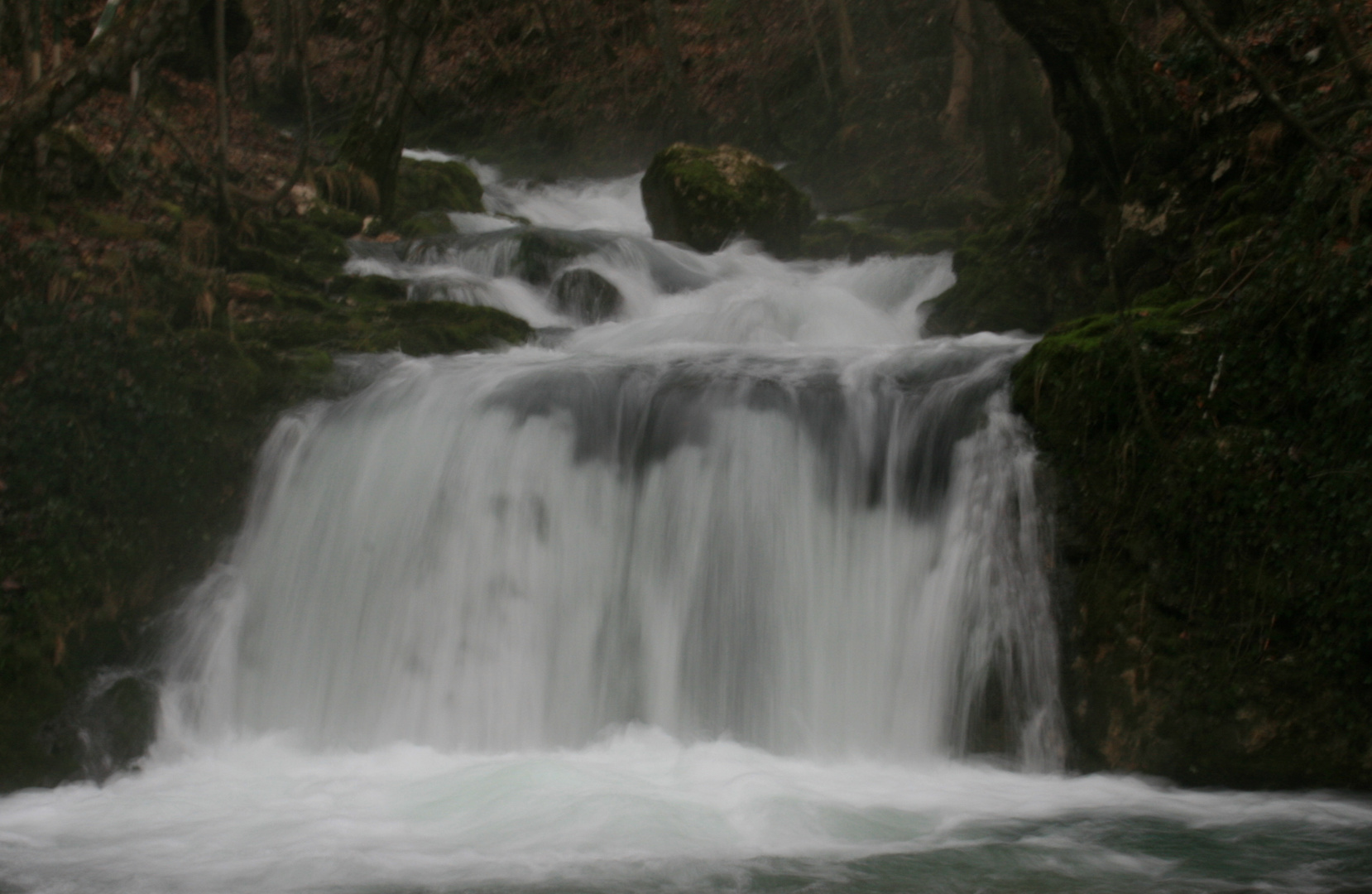 Wasserfall im Winter