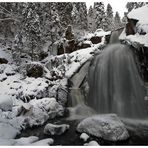 Wasserfall im Winter (Triberg Schwarzwald))