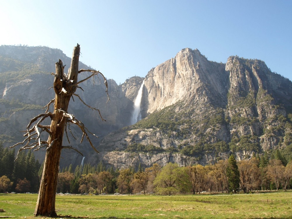 Wasserfall im Yosemite Tal