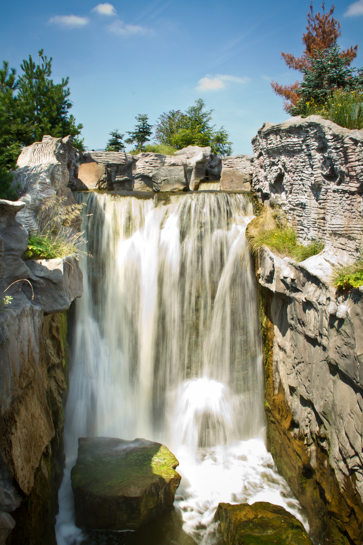 Wasserfall Im ZOOM