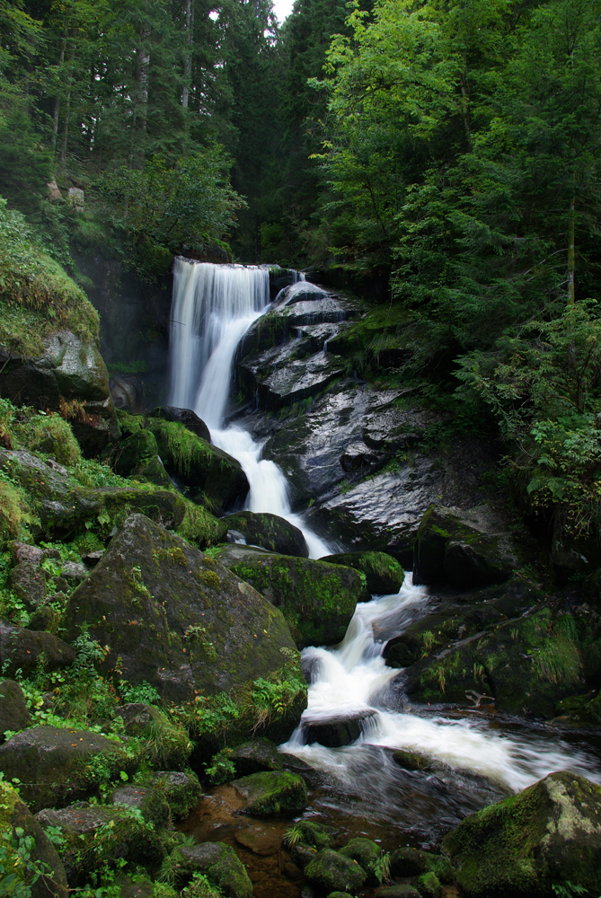 Wasserfall in Aktion