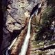 Wasserfall in Bled, Slowenien