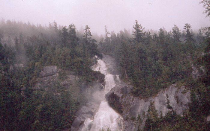 Wasserfall in Britsh Columbia