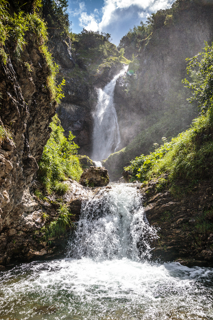 Wasserfall in den Allgäuer Alpen