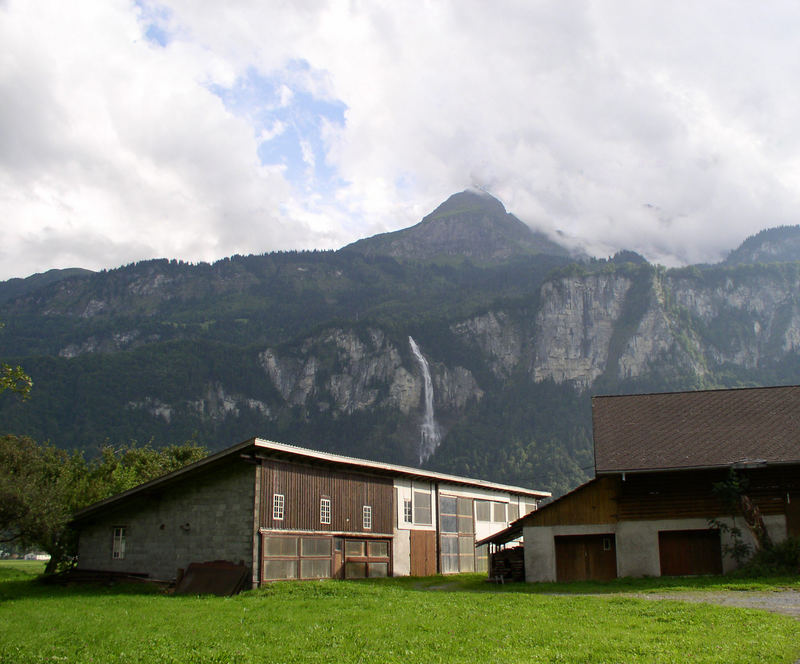 Wasserfall in den Alpen