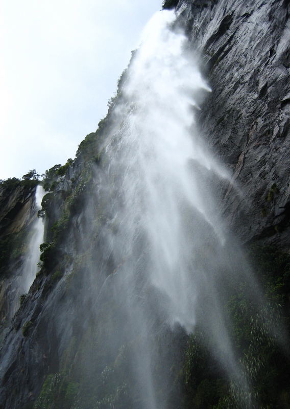 Wasserfall in den Milford Sounds