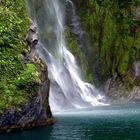 Wasserfall in den Milford Sounds