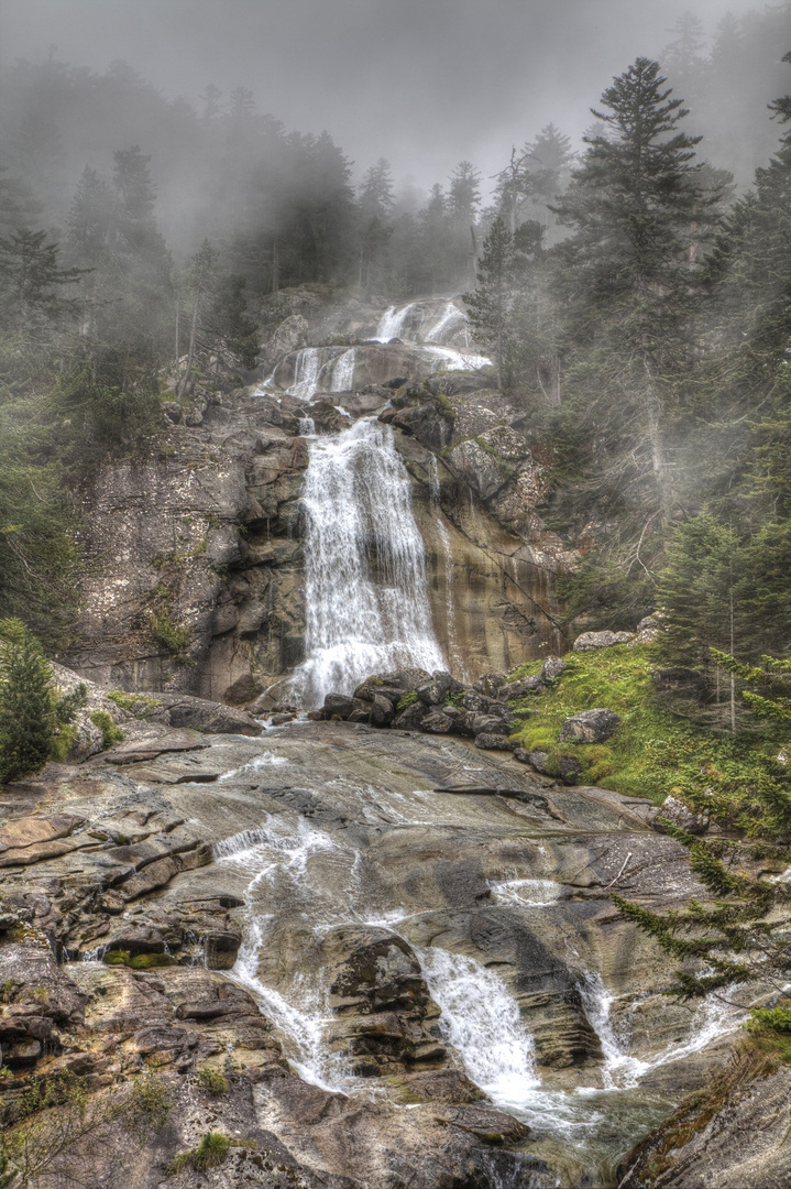 Wasserfall in den Pyrenäen