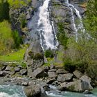 Wasserfall in den Sarca, den Zufluss zum Gardasee