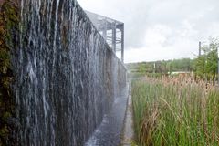 Wasserfall in den Wassergärten Landsweiler-Reden