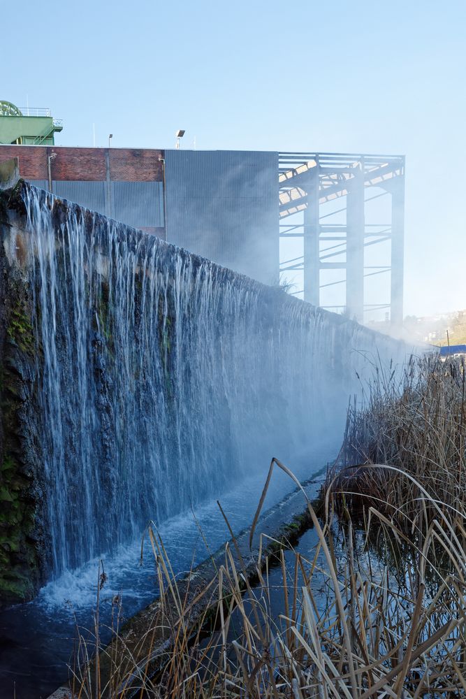 Wasserfall in den Wassergärten Landsweiler-Reden (Saarland)