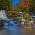 Wasserfall in den White Mountains, NH, USA