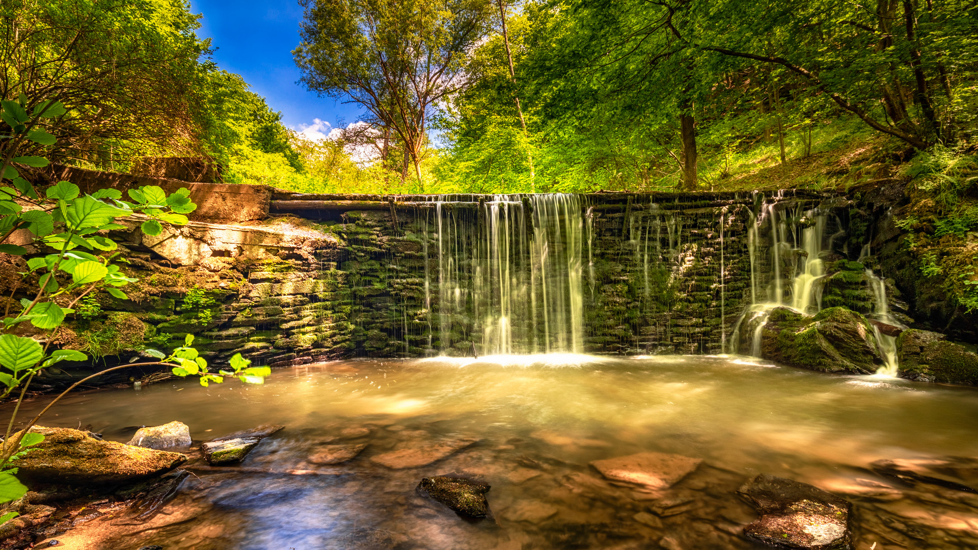 Wasserfall in der Ehrbachklamm