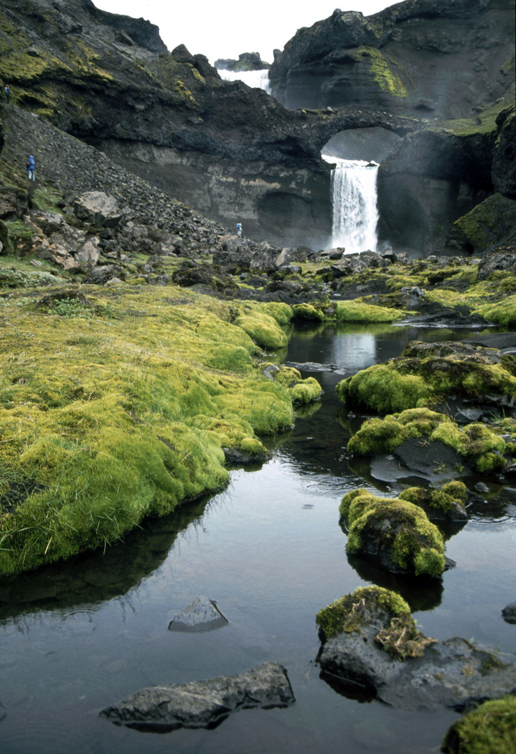 Wasserfall in der Eldgjá (Feuerschlucht)