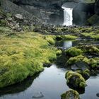 Wasserfall in der Eldgjá (Feuerschlucht)