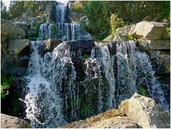 Wasserfall in der GRUGA