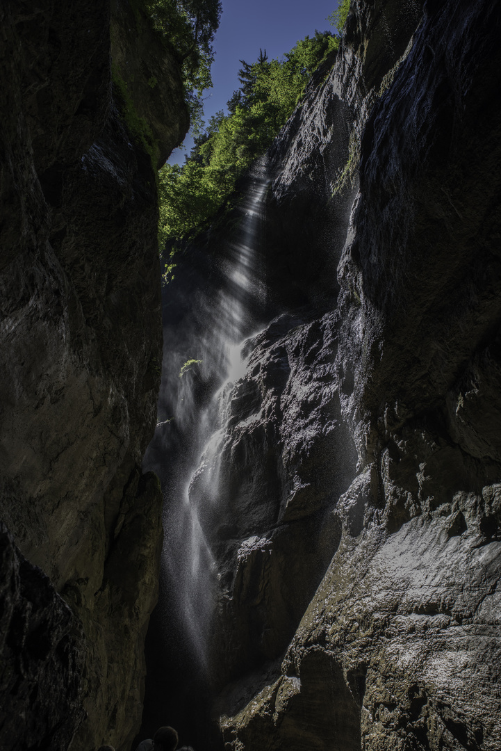 Wasserfall in der Klamm