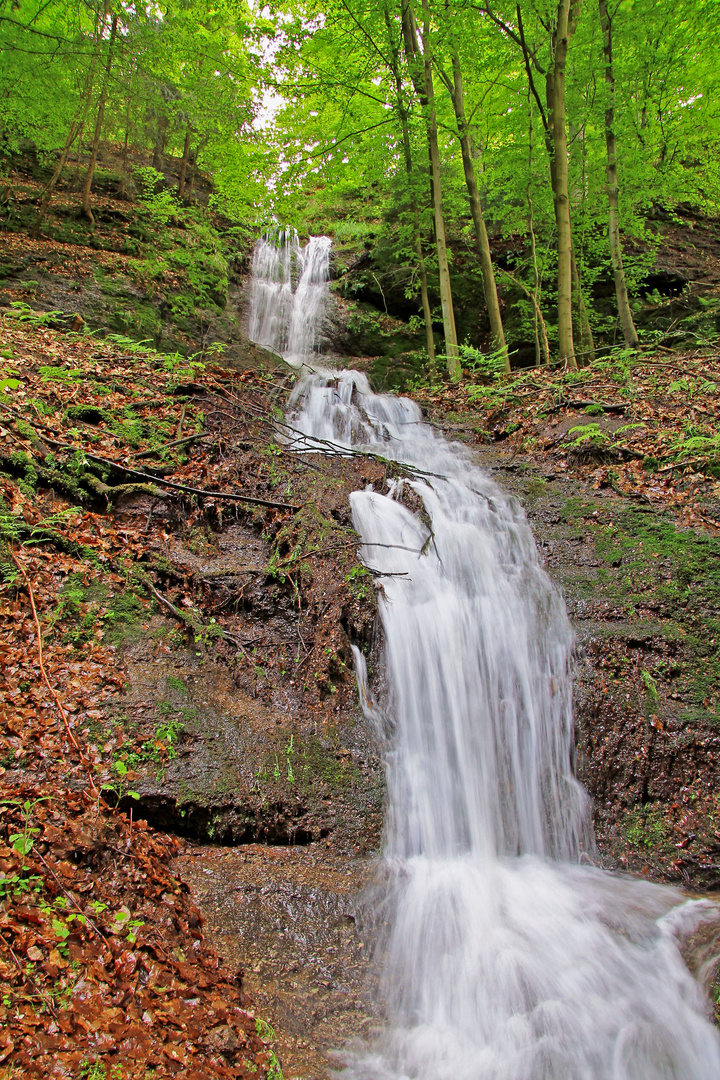 Wasserfall in der Landgrafenschlucht bei Eisenach