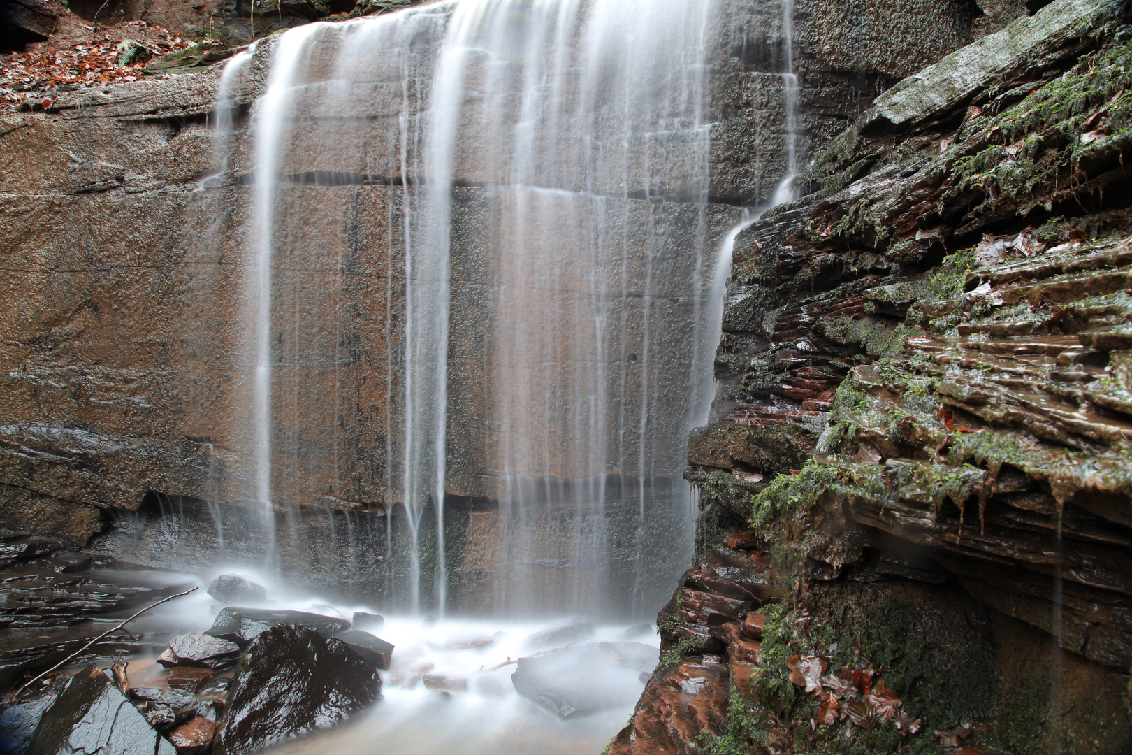 Wasserfall in der Margarethenschlucht