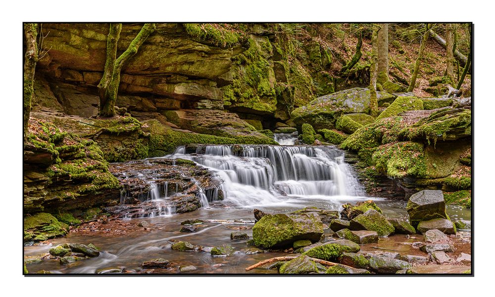 Wasserfall in der Monbachschlucht