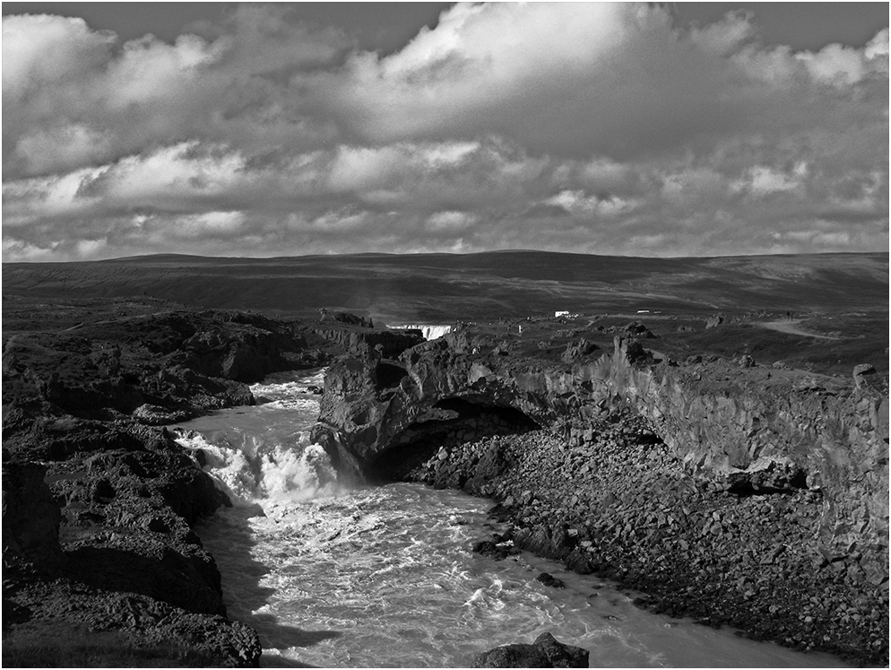 Wasserfall in der Nähe von Akureyri