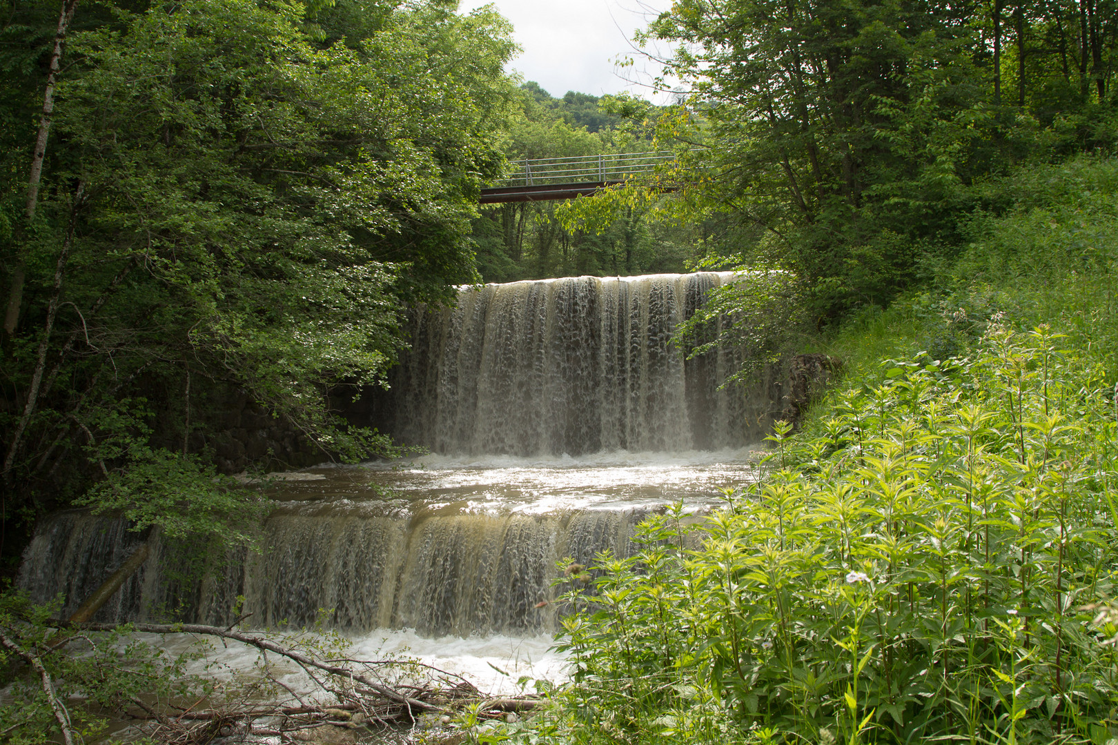 Wasserfall in der oberen Simmi in Gams