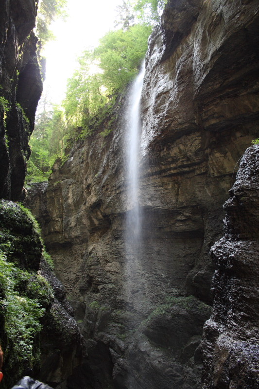 Wasserfall in der Partnachklamm