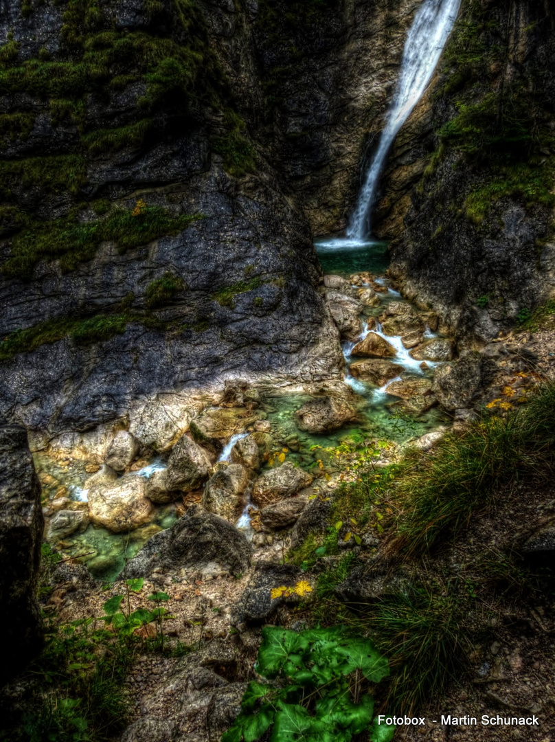 Wasserfall in der Pölattschlucht