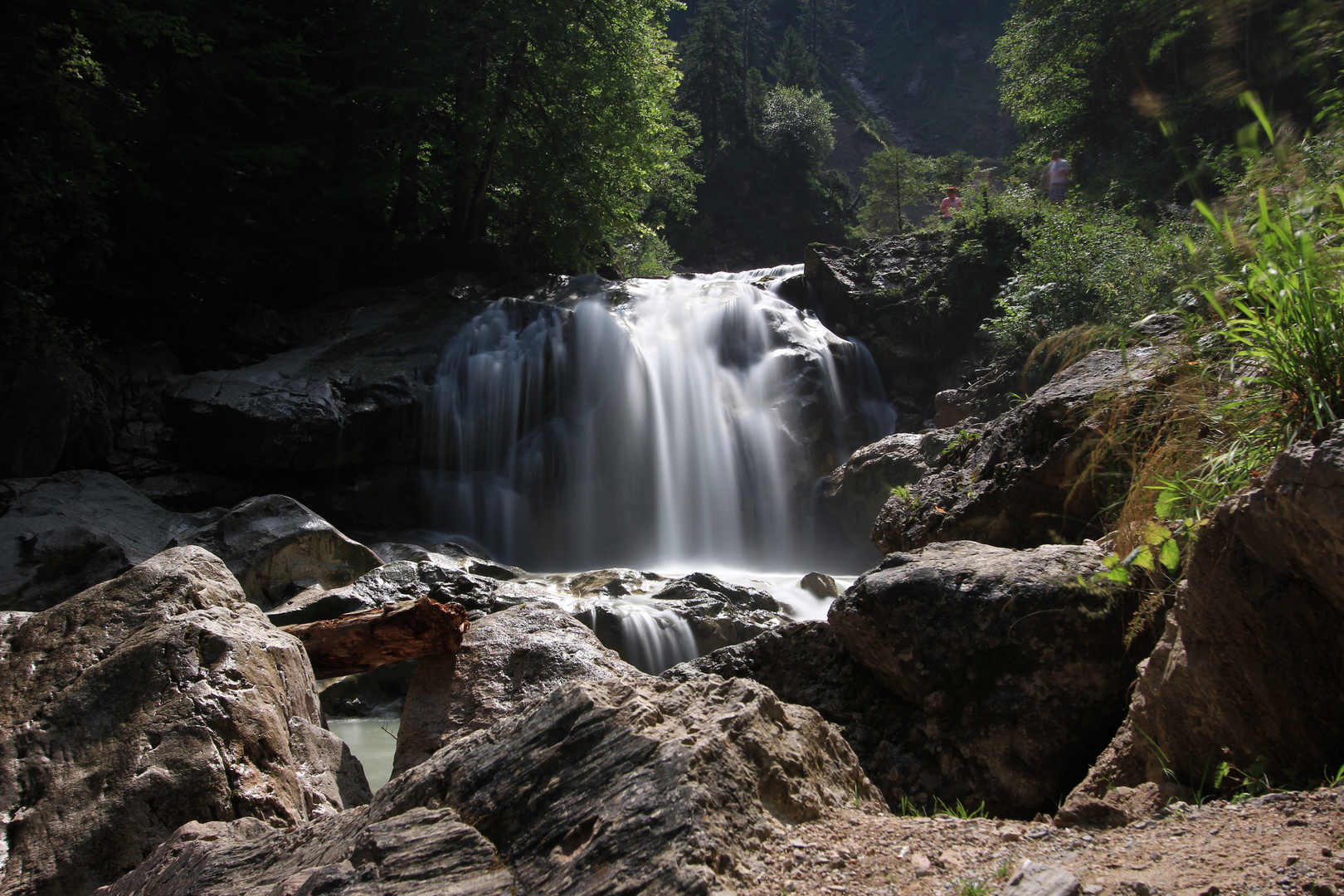 Wasserfall in der Pöllatschlucht