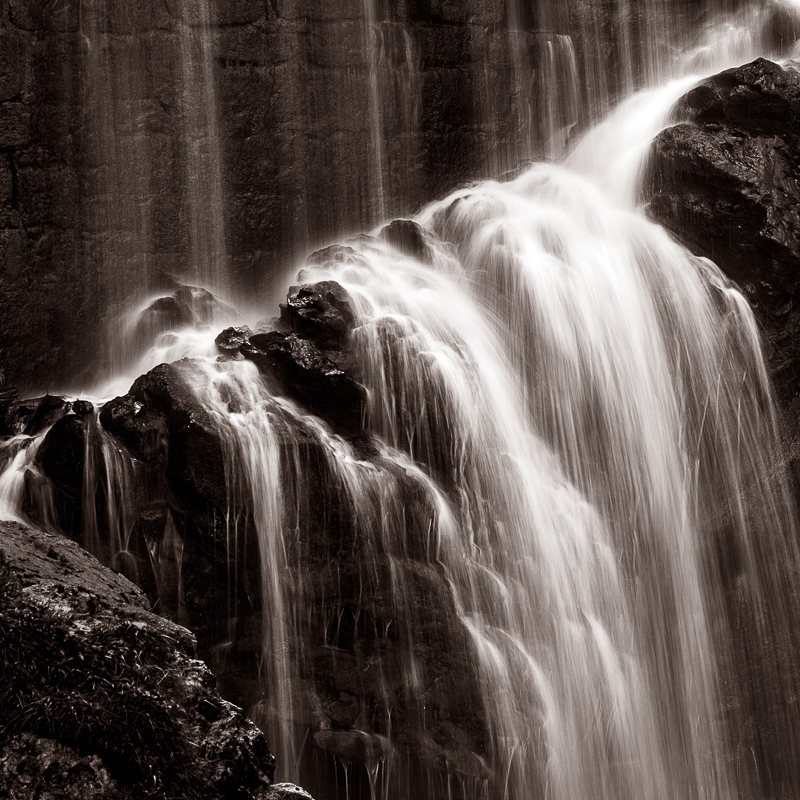 Wasserfall in der Rappenlochschlucht