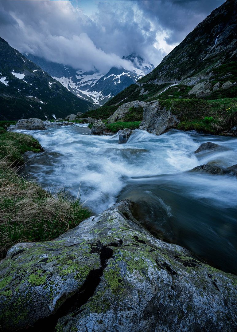 Wasserfall in der Schweiz