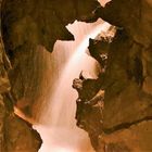 Wasserfall in der St. Beatus - Höhle