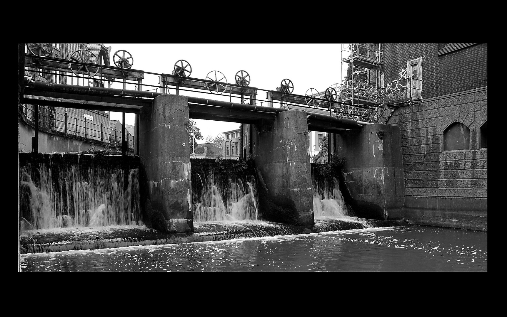 Wasserfall in der Stadt