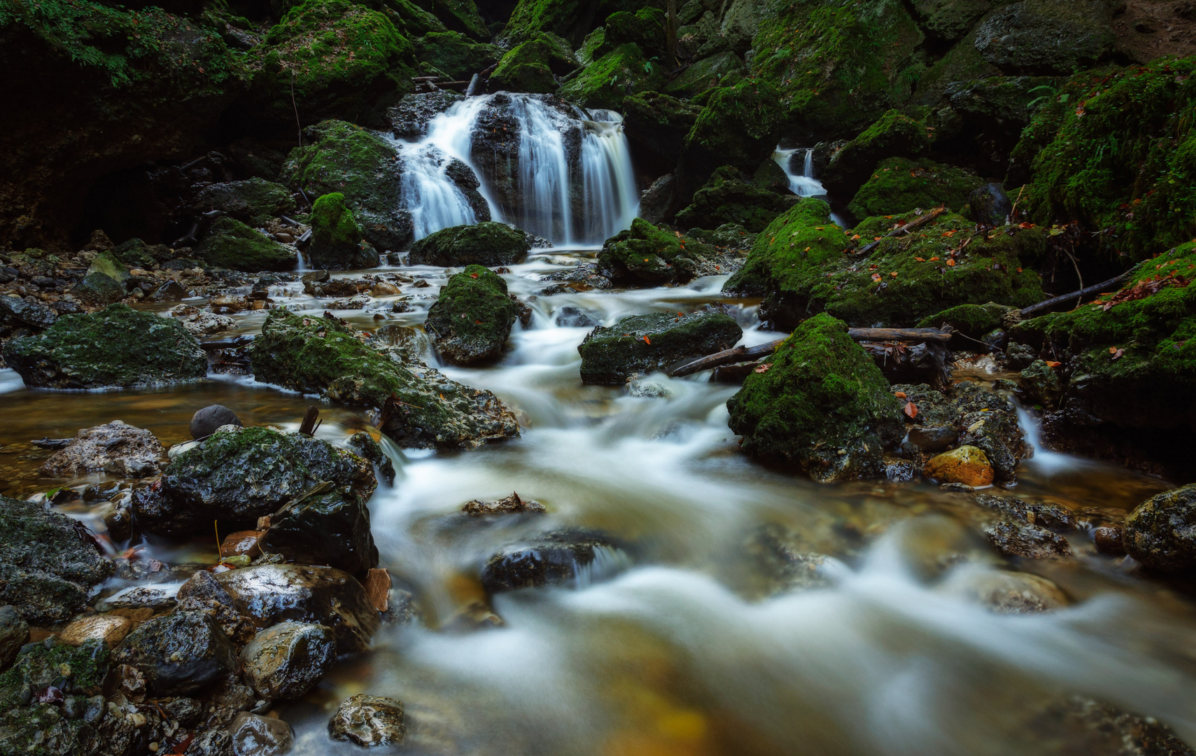 Wasserfall in der Tiefensteinklamm