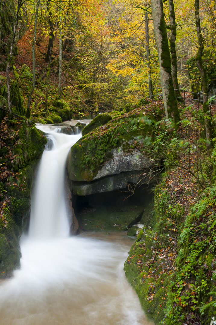 Wasserfall in der Twannbachschlucht