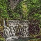 Wasserfall in der Vintgar Klamm